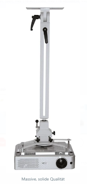 MEDIUM Deckenhalterung Exclusiv 67-110 cm - lichtgrau